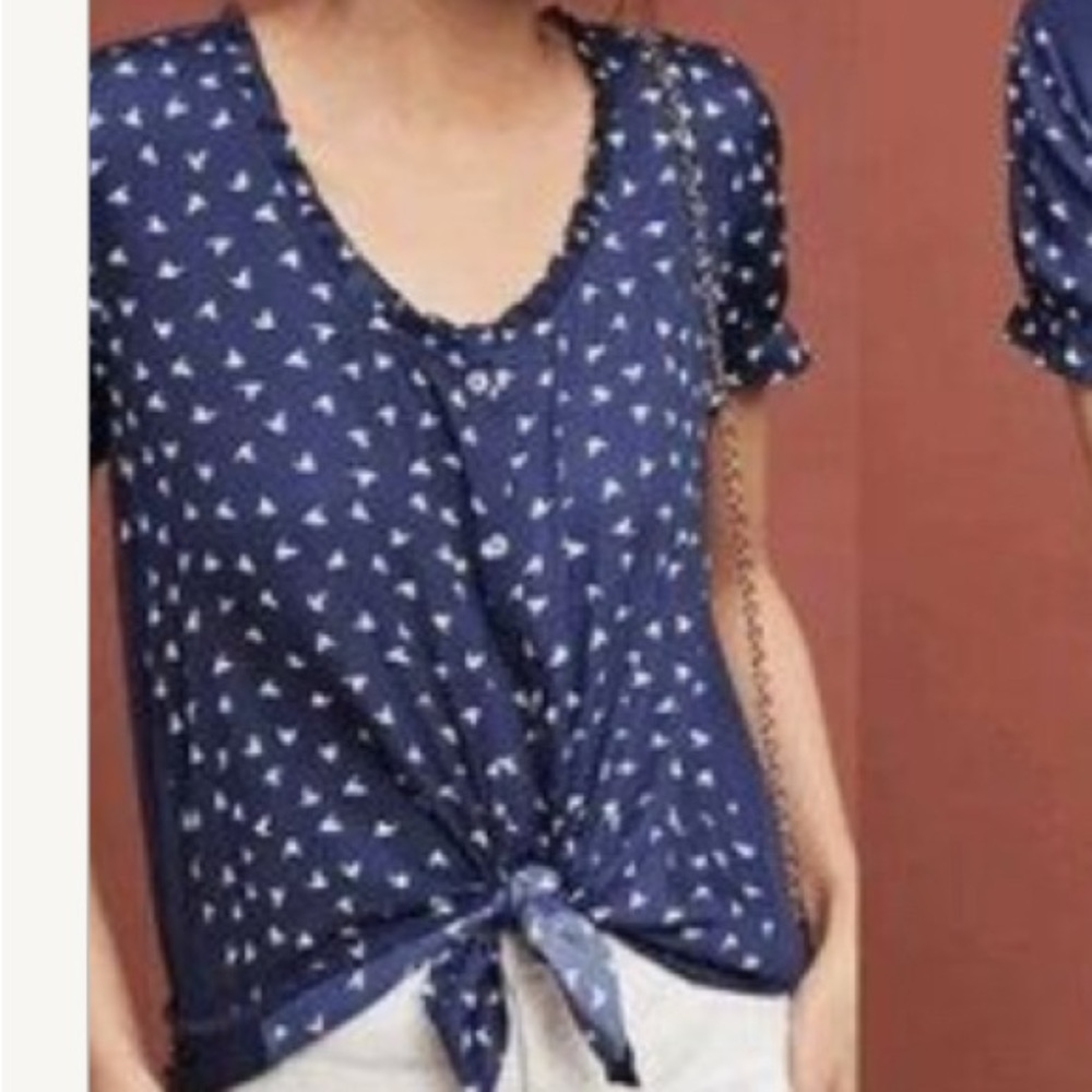Anthropologie Dolan shirt top blouse XS
